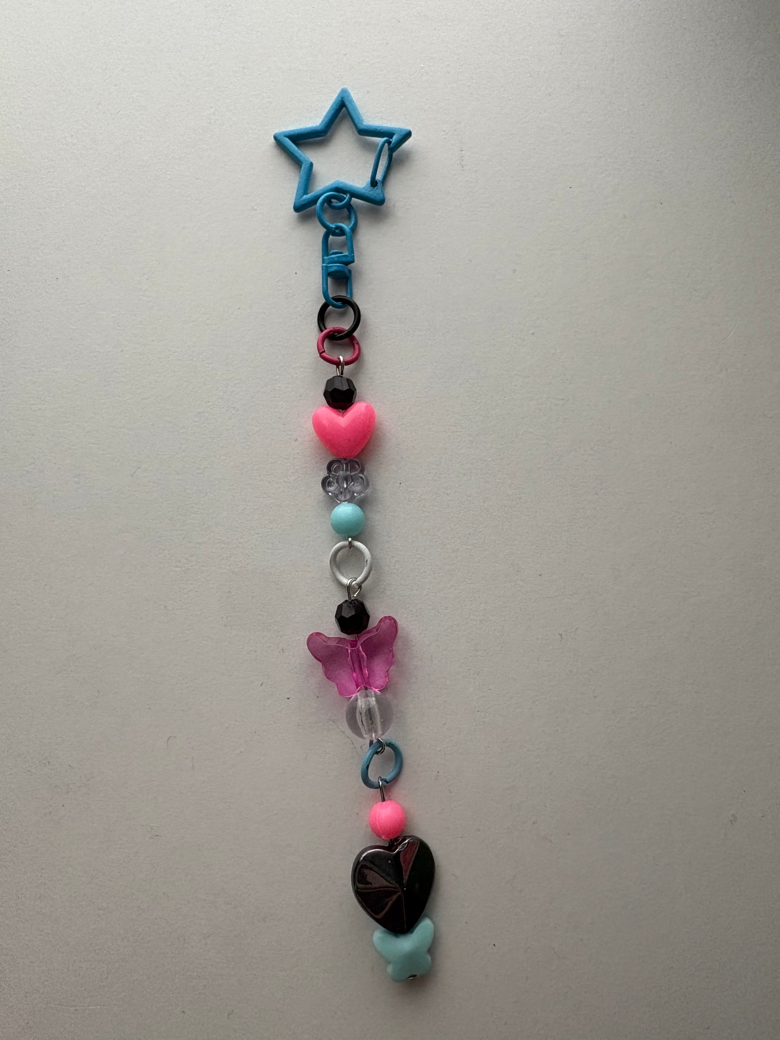 colorful phone clip blue