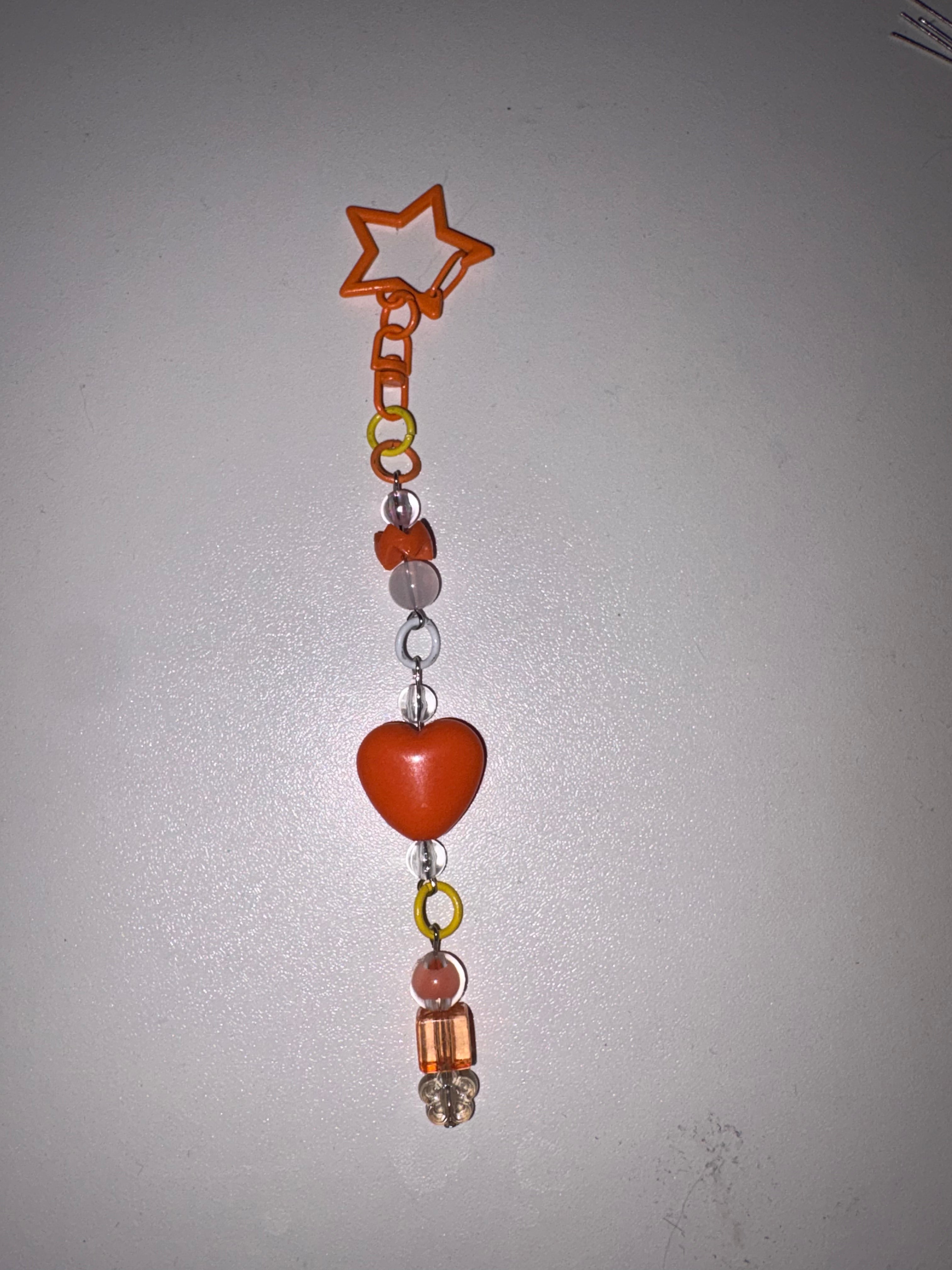 colorful phone clip orange