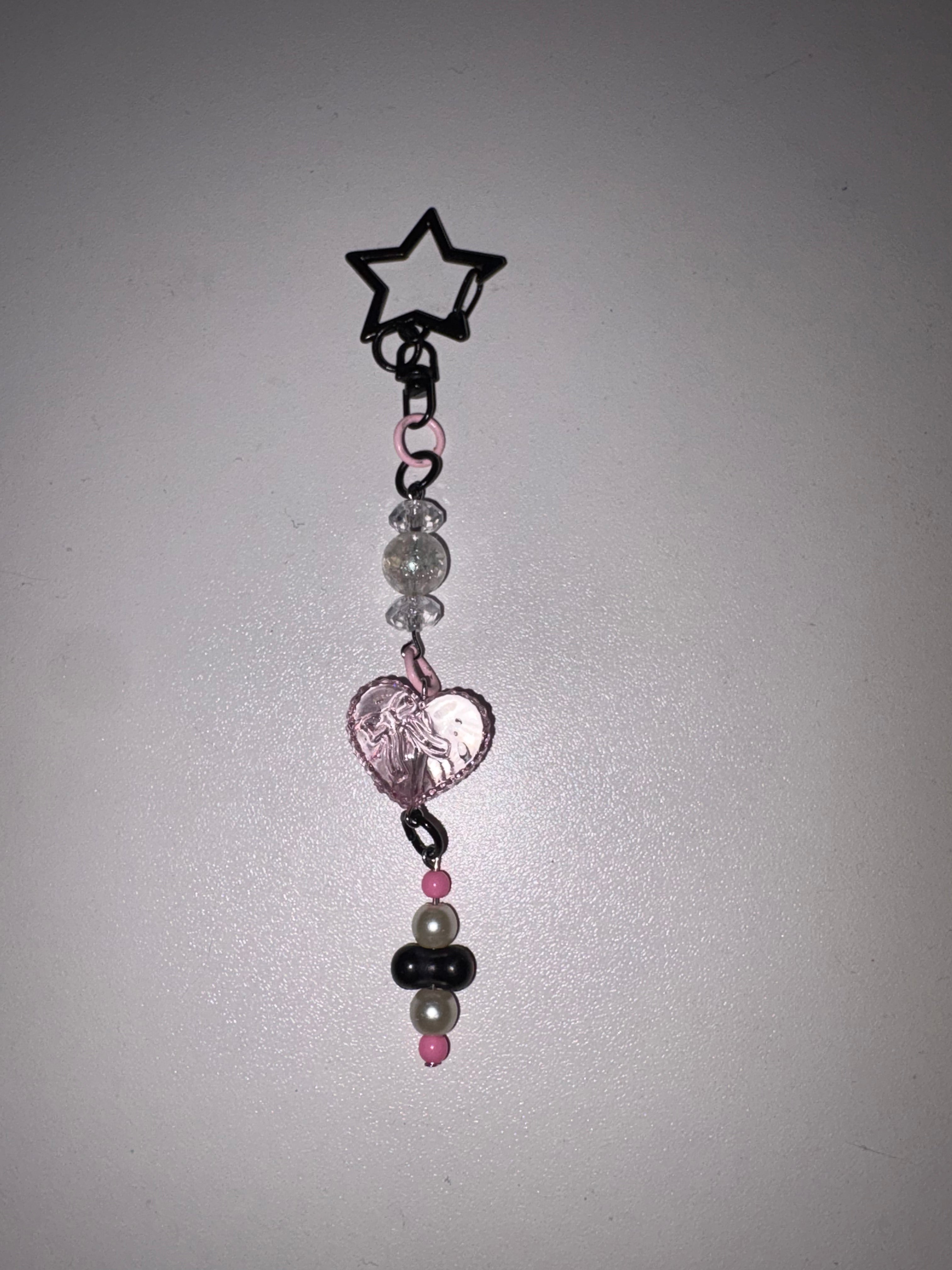 colorful phone clip black